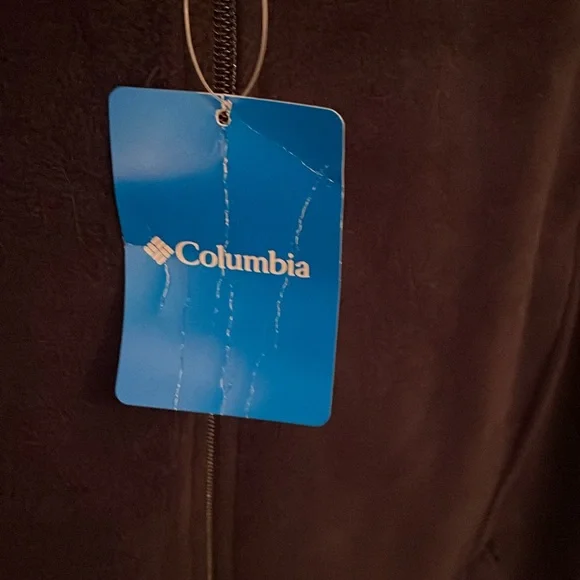 Columbia fleece vest dark dark grey, nwt - Picture 5 of 7